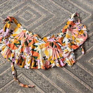 Floral Ruffled skirt